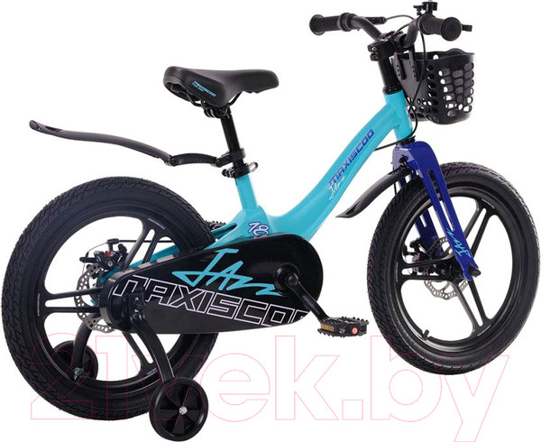 Изображение товара Детский велосипед Maxiscoo Jazz Pro 18 2024 / MSC-J1834P (мятный матовый)