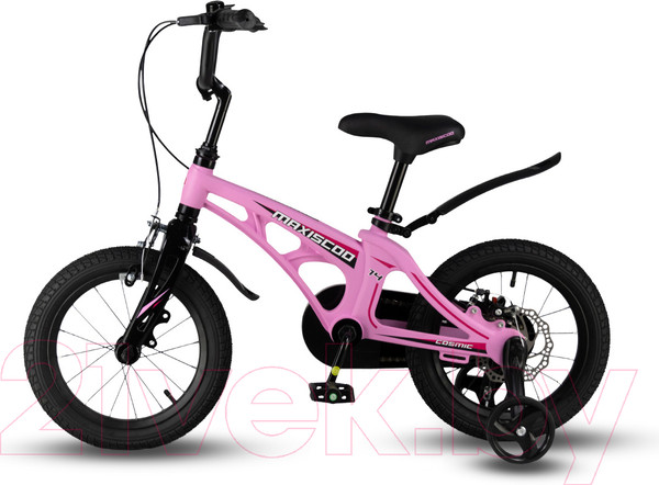 Изображение товара Детский велосипед Maxiscoo Cosmic Стандарт Плюс 14 2024 / MSC-C1431 (розовый матовый)