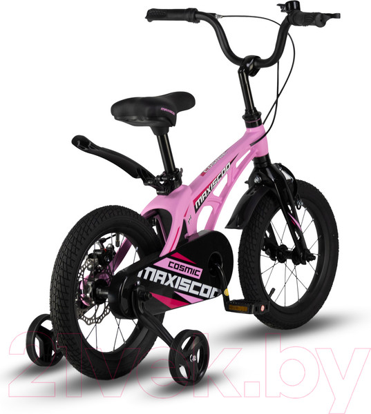 Изображение товара Детский велосипед Maxiscoo Cosmic Стандарт Плюс 14 2024 / MSC-C1431 (розовый матовый)