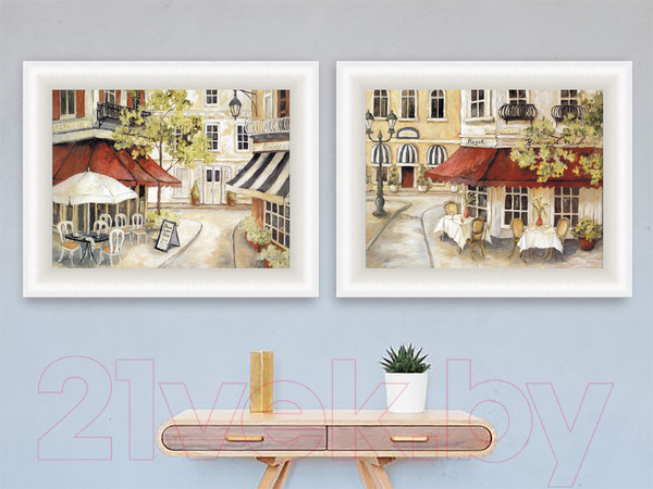 Изображение товара Картина Декарт Французкий городок 8Л0747 (в раме)