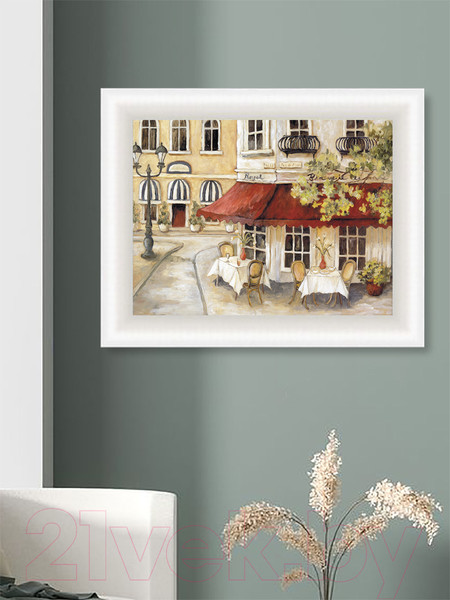 Изображение товара Картина Декарт Уютное кафе 8Л0748 (в раме)