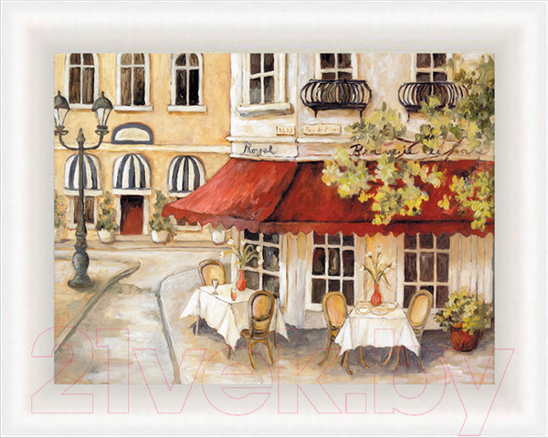 Изображение товара Картина Декарт Уютное кафе 8Л0748 (в раме)
