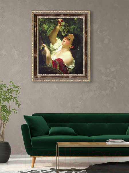 Изображение товара Картина Декарт Итальянский полдень Брюллов 8Л3816 (в раме)