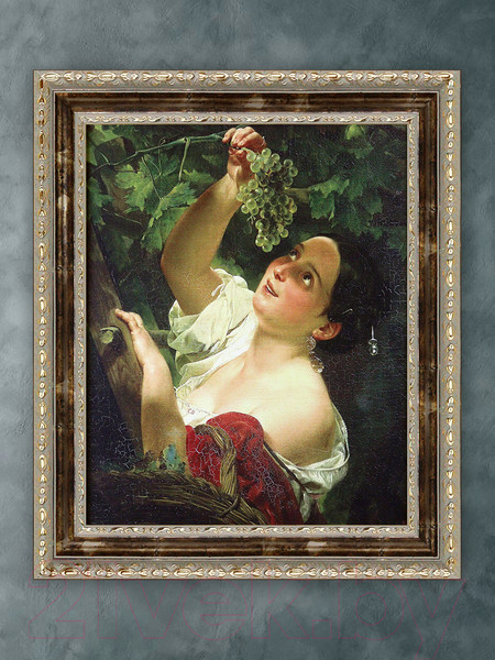 Изображение товара Картина Декарт Итальянский полдень Брюллов 8Л3816 (в раме)