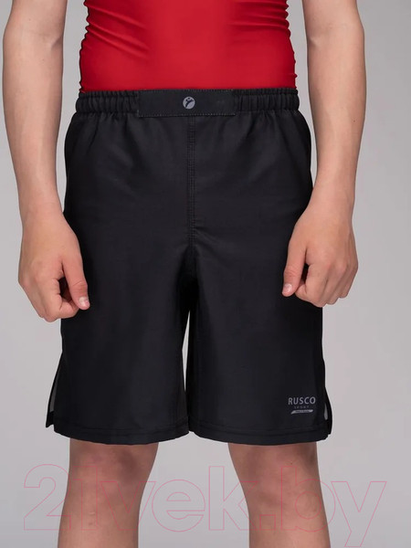 Изображение товара Шорты для единоборств RuscoSport Only Black детские для ММА (S)