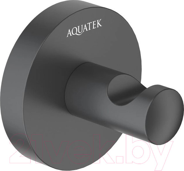 Изображение товара Крючок для ванной Aquatek Оберон AQ4201MB (черный матовый)