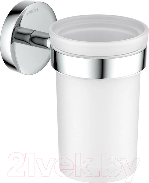Изображение товара Стакан для зубной щетки и пасты Aquatek Европа AQ4104CR