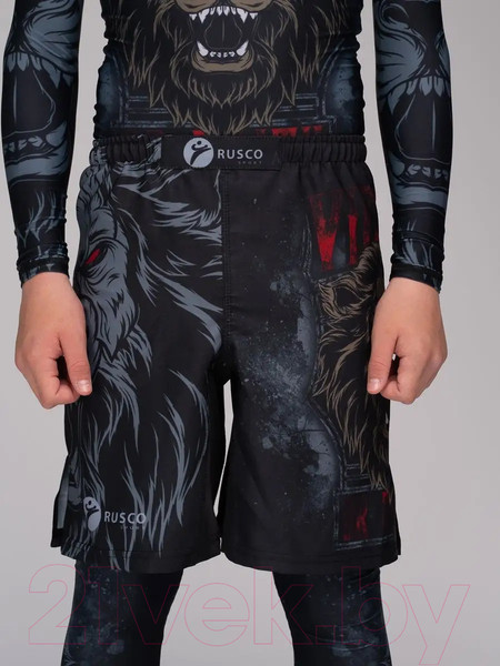 Изображение товара Шорты для единоборств RuscoSport Lion детские для ММА (3XL)