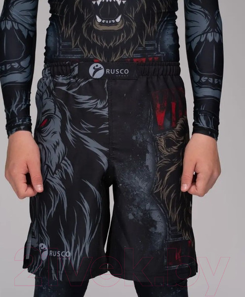 Изображение товара Шорты для единоборств RuscoSport Lion детские для ММА (2XL)