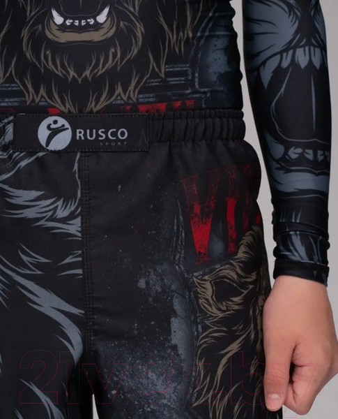 Изображение товара Шорты для единоборств RuscoSport Lion детские для ММА (2XL)
