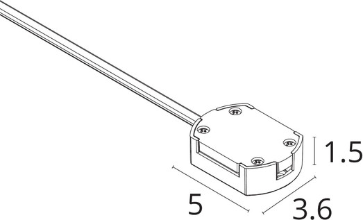 Изображение товара Коннектор для трековой системы Divinare Decorato D252006