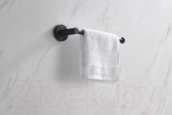 Изображение товара Держатель для полотенца Aquatek Европа AQ4119MB (черный матовый)