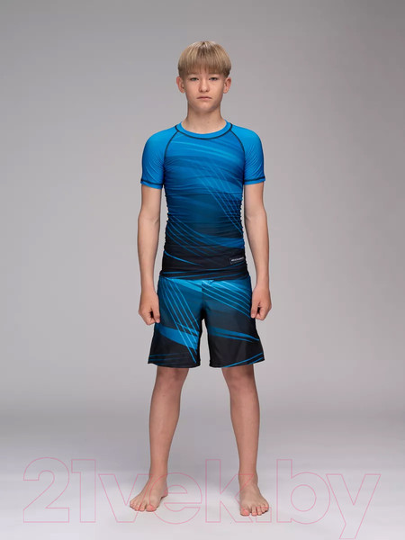 Изображение товара Шорты для единоборств BoyBo Challenger детские для ММА (XL, blue)