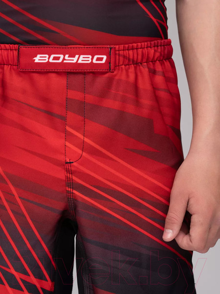 Изображение товара Шорты для единоборств BoyBo Challenger детские для ММА (3XL, red)