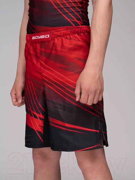 Изображение товара Шорты для единоборств BoyBo Challenger детские для ММА (3XL, red)