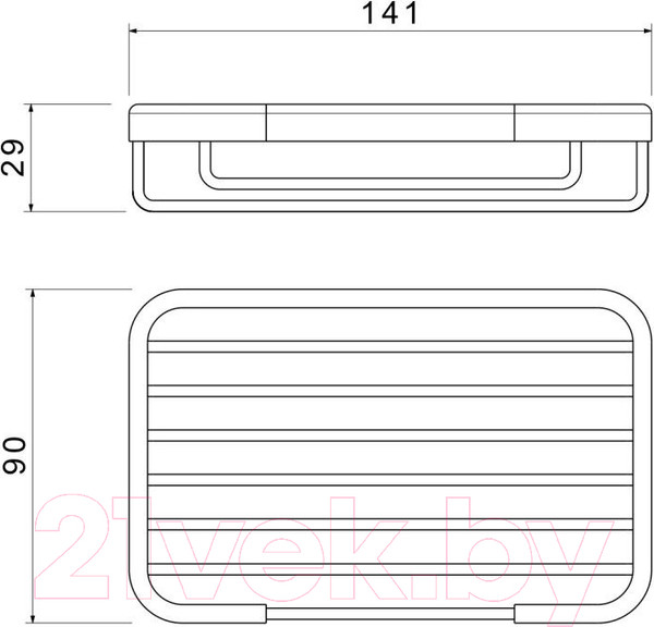 Изображение товара Мыльница Aquatek AQ4946BG (золото)