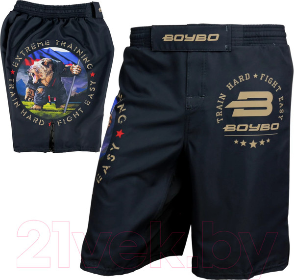 Изображение товара Шорты для единоборств BoyBo Russian Bear детские для ММА (2XL)