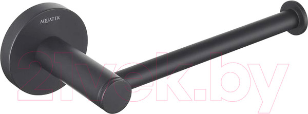 Изображение товара Держатель для туалетной бумаги Aquatek Европа AQ4108MB (черный матовый)