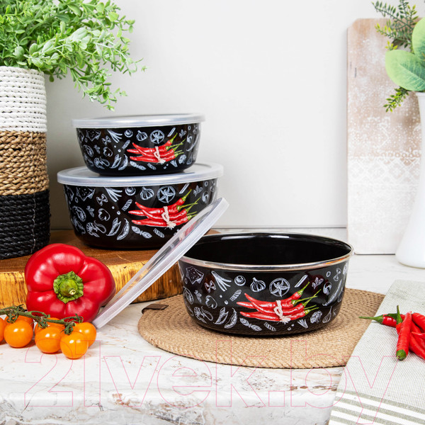 Изображение товара Набор мисок Appetite Chilli 1DM47PL (3шт)