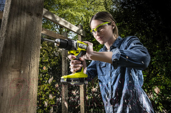 Изображение товара Аккумуляторная дрель-шуруповерт Ryobi One + RPD18X-2C52S / 5133005527