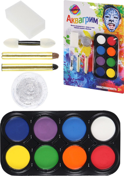 Изображение товара Набор для творчества РЫЖИЙ КОТ Набор аквагрима / КС-3599