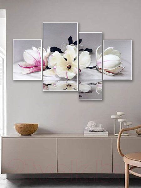 Изображение товара Картина модульная Декарт Орхидея 8Л0685