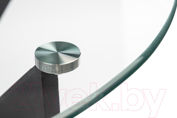 Изображение товара Обеденный стол Mio Tesoro Астро Ф80 (стекло/черный)