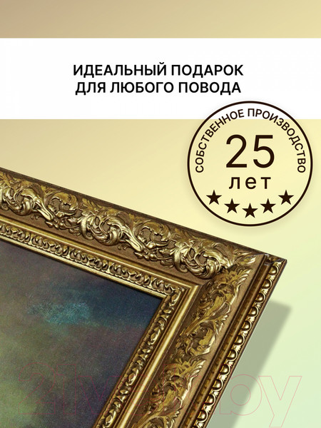 Изображение товара Картина Декарт Портрет Петра Первого 8Л3777 (в раме)