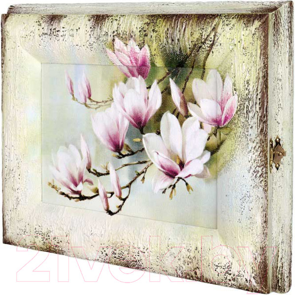 Изображение товара Ключница настенная Декарт Ветка магнолии 8Л3383