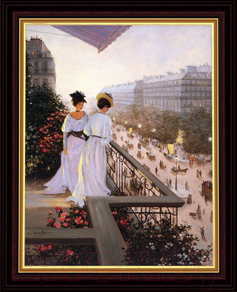 Изображение товара Картина Декарт Прогулки по Парижу 8Л0775 (в раме)