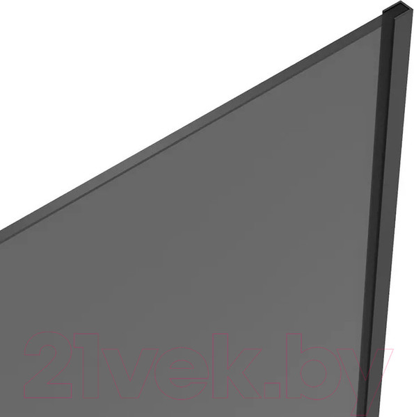 Изображение товара Стеклянная шторка для ванны Teymi Timo S 60x140 / T00272 (тонированное стекло/черный хром)