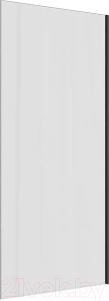 Изображение товара Стеклянная шторка для ванны Teymi Timo 70x140 / T00274 (прозрачное стекло/черный матовый)