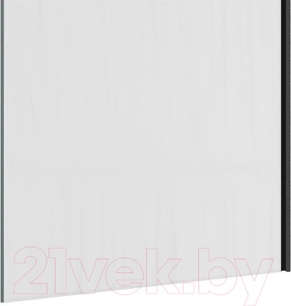 Изображение товара Стеклянная шторка для ванны Teymi Timo 70x140 / T00274 (прозрачное стекло/черный матовый)