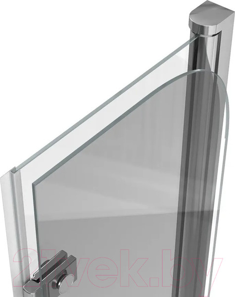 Изображение товара Стеклянная шторка для ванны Teymi Anni 80x140 / T00276 (прозрачное стекло/хром)