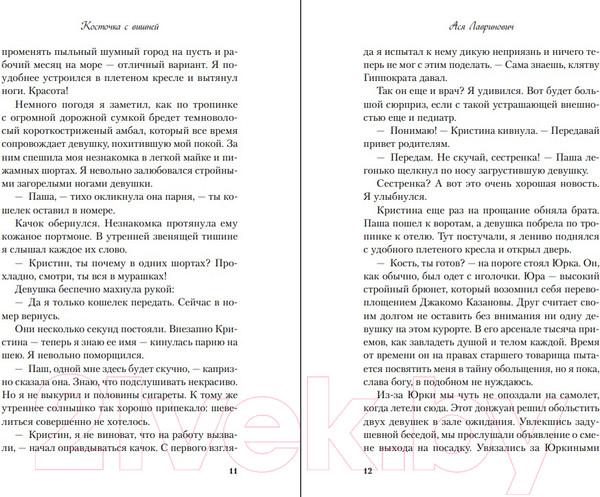 Изображение товара Книга Like Book Косточка с вишней / 9785041957339 (Лавринович А.)