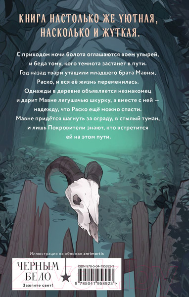 Изображение товара Книга Черным-бело Сквозь топь и туман / 9785041958923 (Андрианова А.А.)