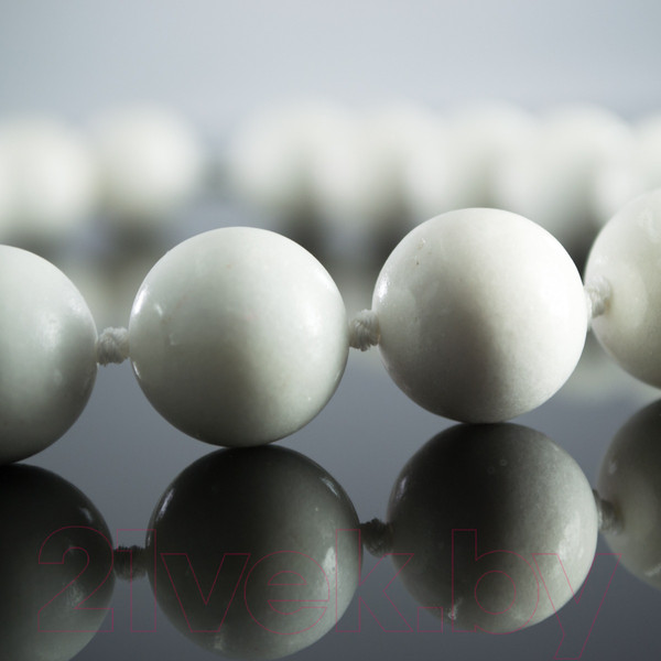 Изображение товара Серьги Wolves Элитный Агат 40792 №2 (белый)