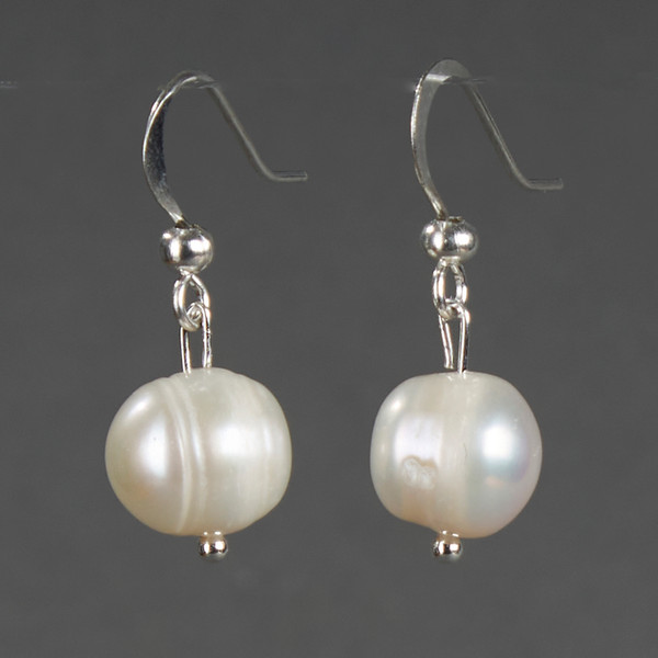 Изображение товара Серьги Wolves Элитный Жемчуг 10мм 41009 №1