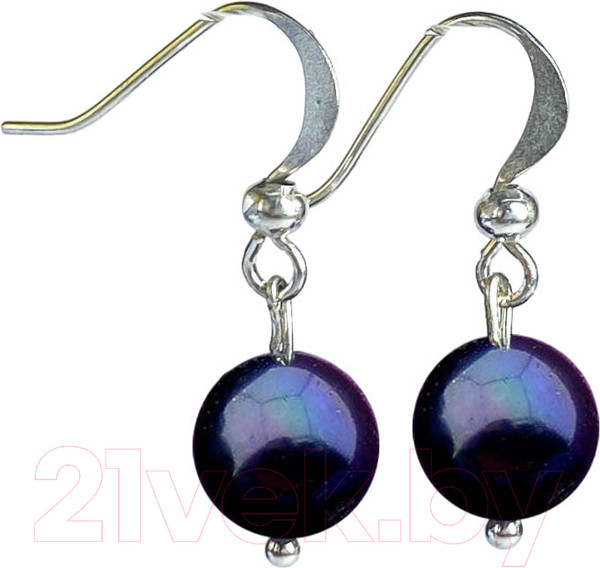 Изображение товара Серьги Wolves Элитный Жемчуг 41012 №1 (черный)