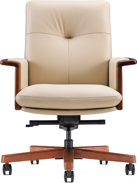 Изображение товара Кресло офисное Norden Vivaldi / B 2262 Ivory (кожа бежевый)