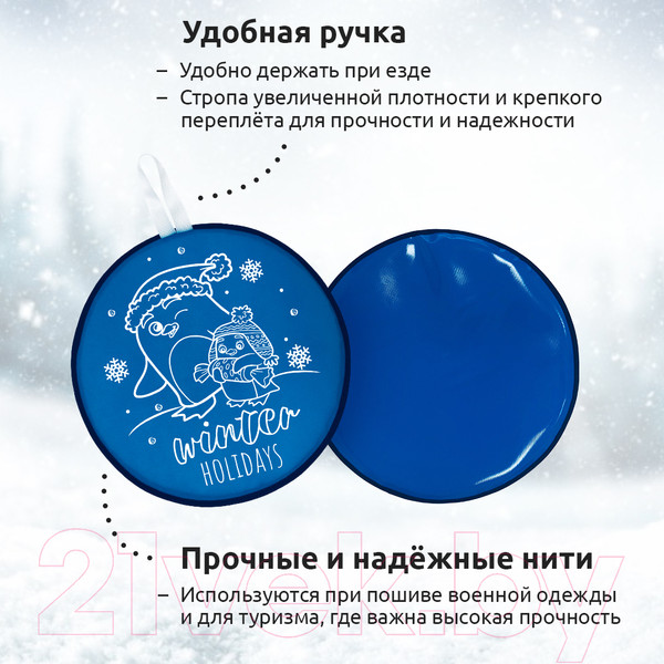 Изображение товара Санки-ледянка Mega Toys МТ13317 (голубой)