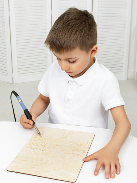 Изображение товара Набор досок для выжигания Mega Toys Машинки с пейзажем / МТ02629