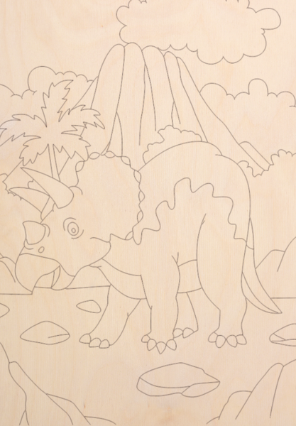 Изображение товара Набор досок для выжигания Mega Toys Динозавры / МТ02627