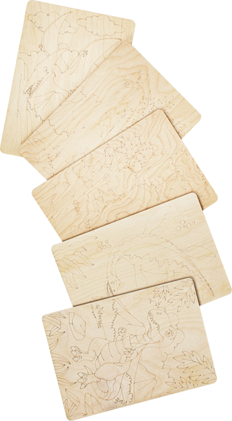 Изображение товара Набор досок для выжигания Mega Toys Динозавры / МТ02627