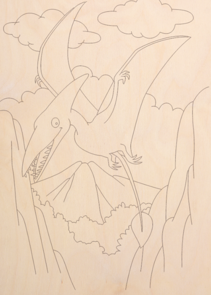 Изображение товара Набор досок для выжигания Mega Toys Динозавры / МТ02627