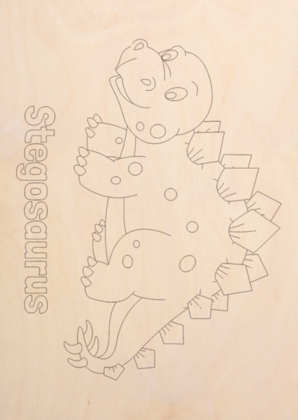 Изображение товара Набор досок для выжигания Mega Toys Динозавры / МТ02627