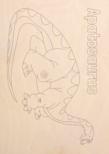 Изображение товара Набор досок для выжигания Mega Toys Динозавры / МТ02627