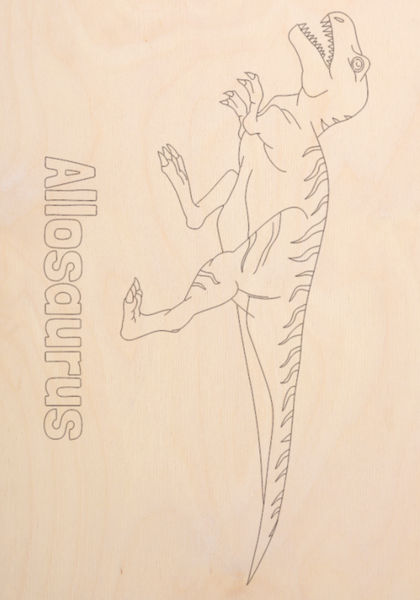 Изображение товара Набор досок для выжигания Mega Toys Динозавры / МТ02627