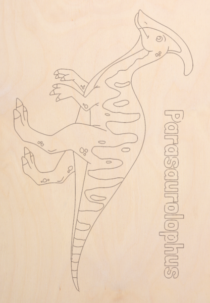 Изображение товара Набор досок для выжигания Mega Toys Динозавры / МТ02627