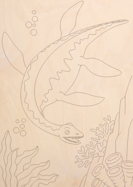 Изображение товара Набор досок для выжигания Mega Toys Динозавры / МТ02627